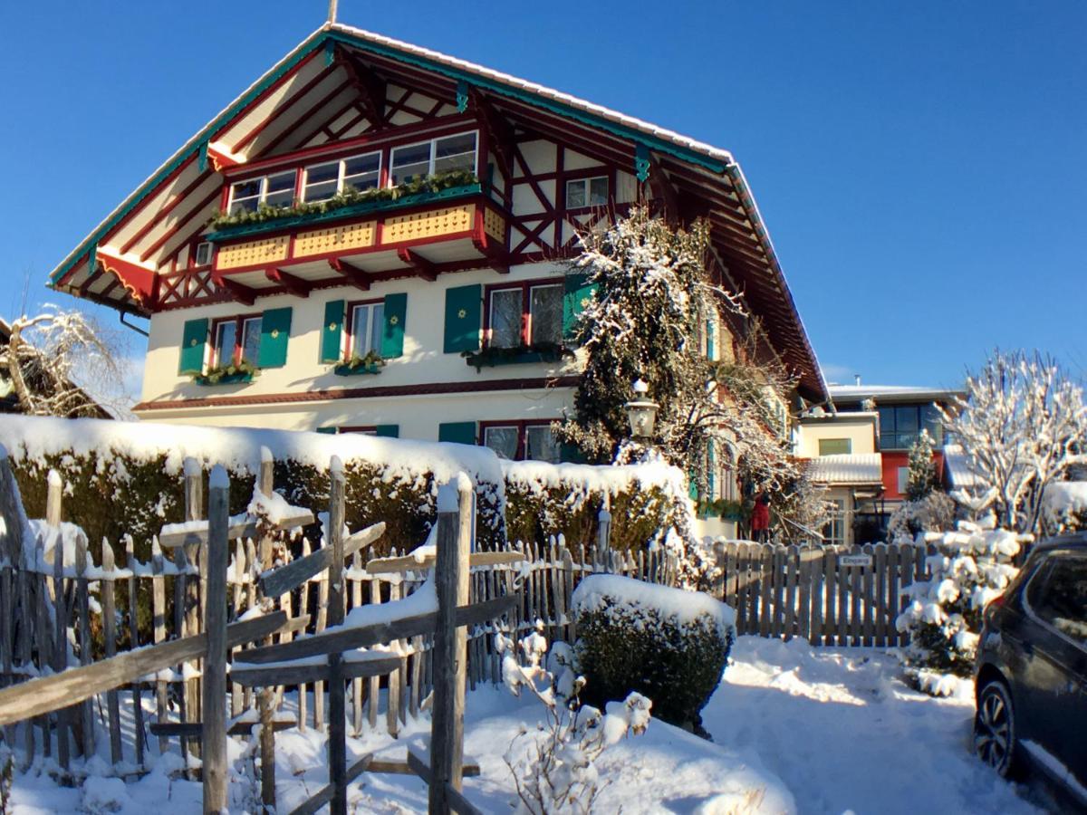 Sonnenhof - Ferienwohnung Oberstaufen Eksteriør bilde